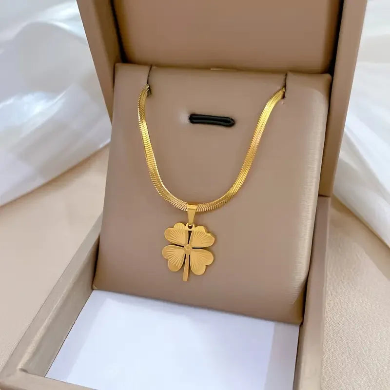 Colar Ouro Trevo