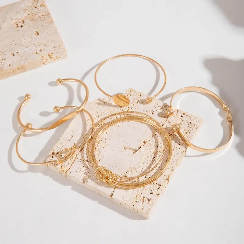 Conjunto de Pulseiras Knotted Elegante