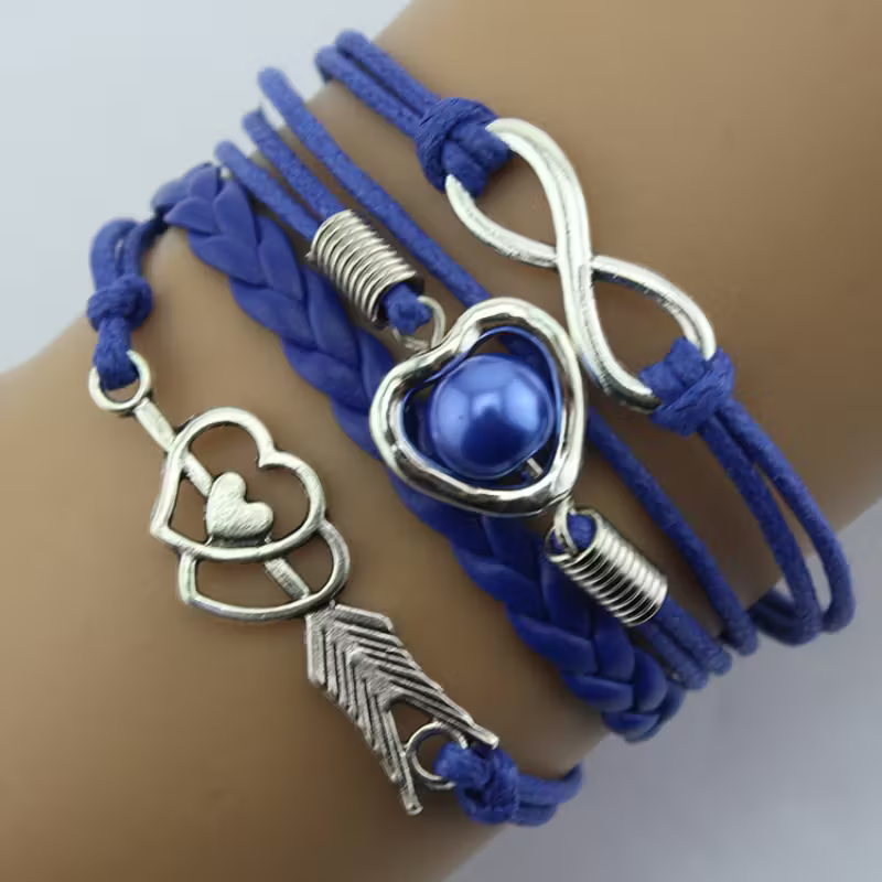 Pulseira Moda Retro Arco de Cupido