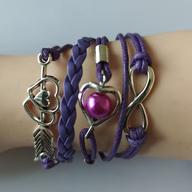Pulseira Moda Retro Arco de Cupido