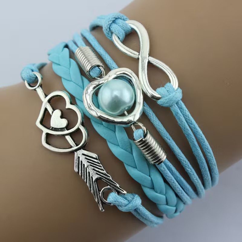 Pulseira Moda Retro Arco de Cupido