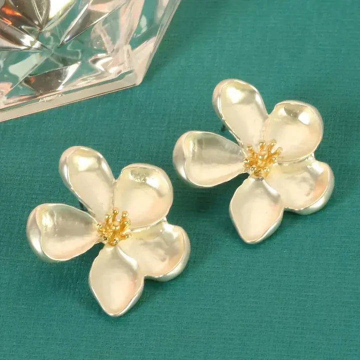 Brincos de Flor Dourada