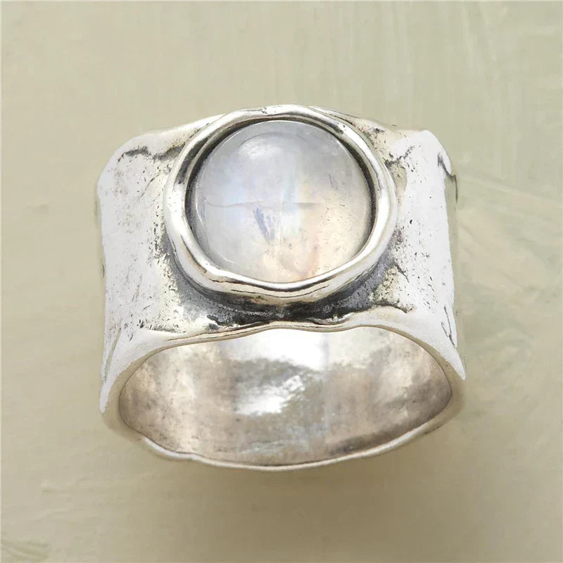 Anel Blanda Pedra da Lua