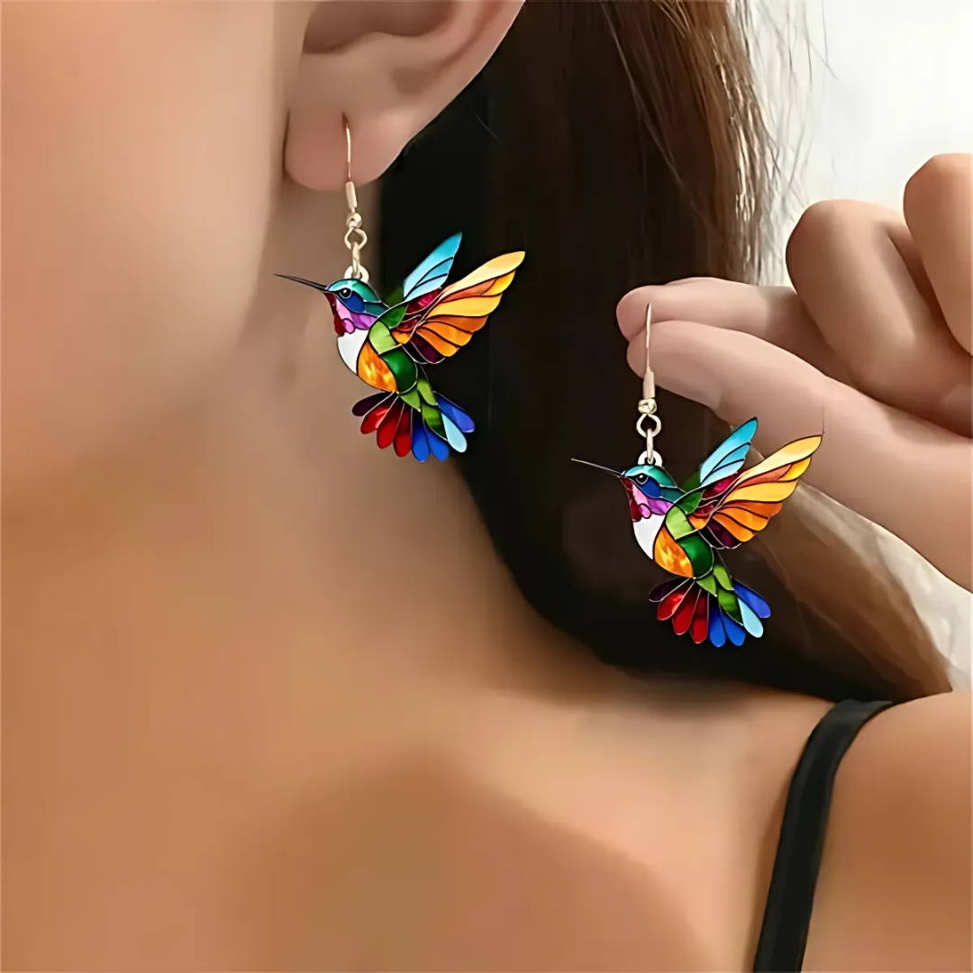 Lindo Colar com Colibri e Brincos de Brinde – Oferta por Tempo Limitado