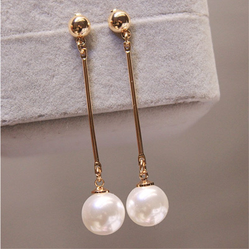 Brincos Pendentes Luxuosos com pérolas especiais colocadas à mão