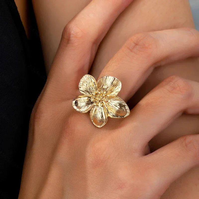 Anel Flor de Ouro
