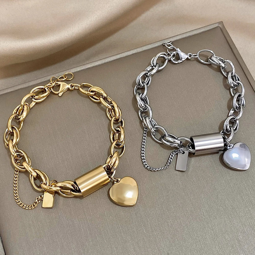 Pulseira Grossa em Ouro