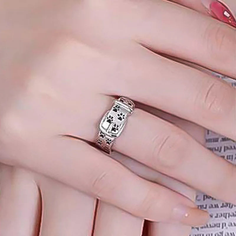 Anel Colar Bonito e Elegante Inspirado em Cães