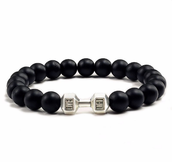 Pulseira de Aromaterapia com Pedras de Lava