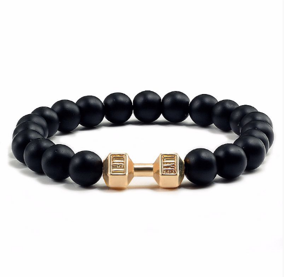 Pulseira de Aromaterapia com Pedras de Lava