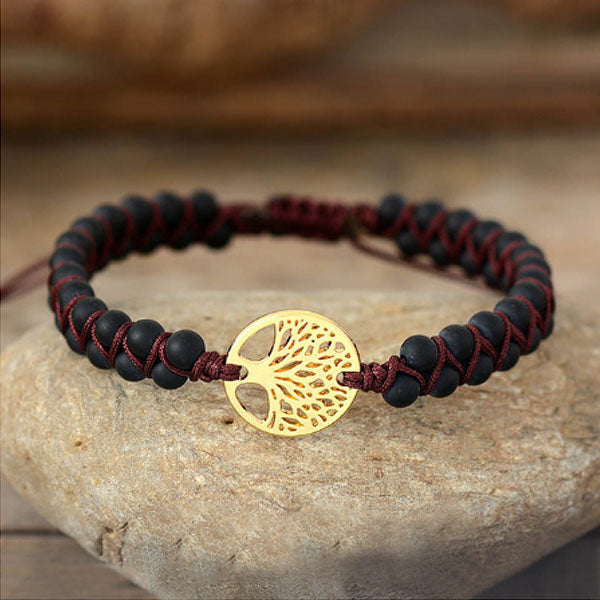 Pulseira de jaspe Árvore da Vida