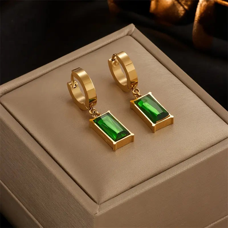 Conjunto de Joias Lina Esmeralda