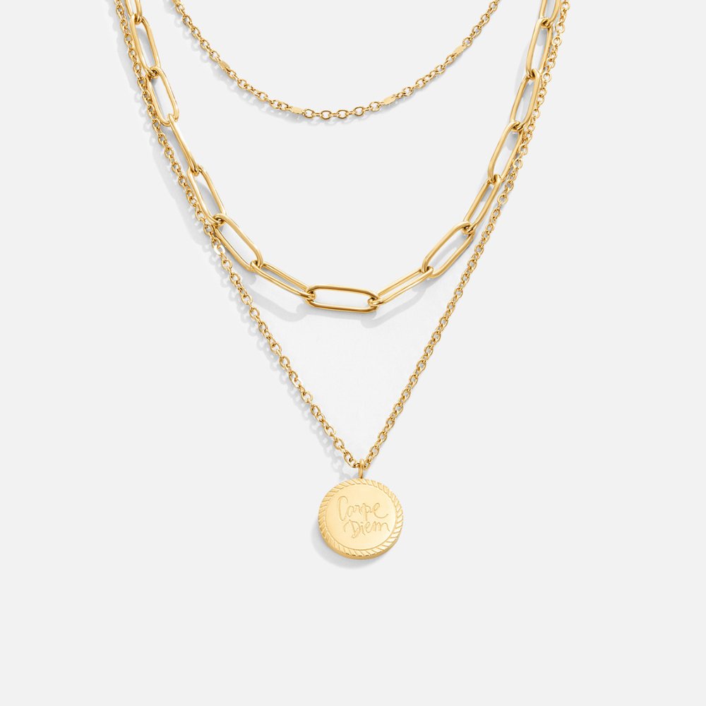 Colar de Camadas com Moedas Janie