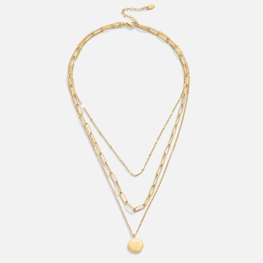 Colar de Camadas com Moedas Janie