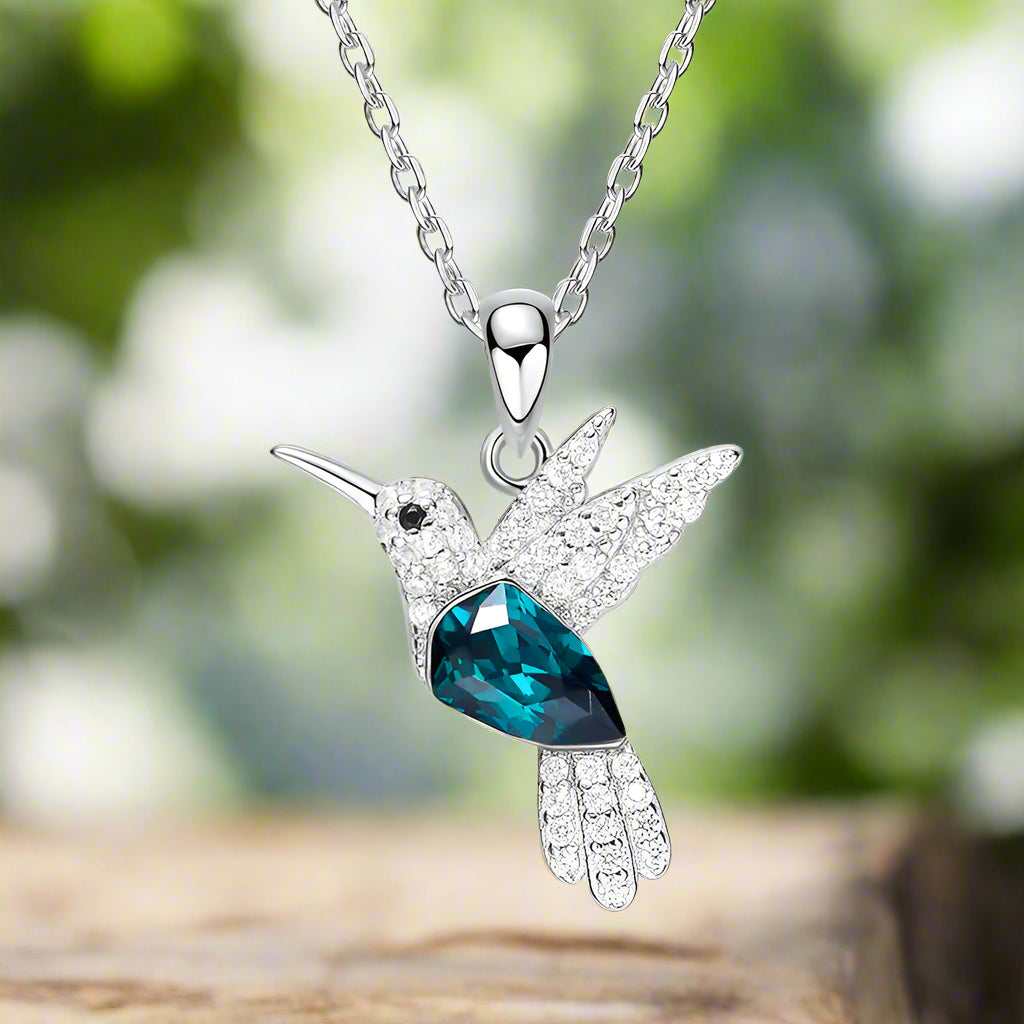 Colar Bebé-colibri com Zircónia