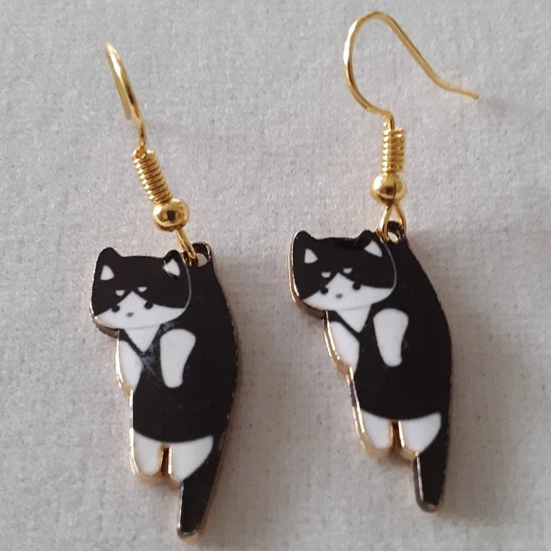 Brincos Pendentes de Gatos