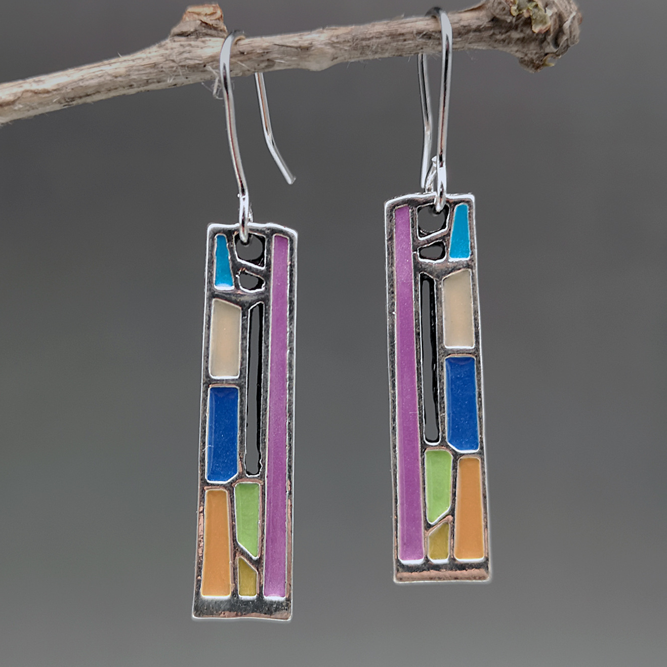 Brincos Vintage Multicoloridos