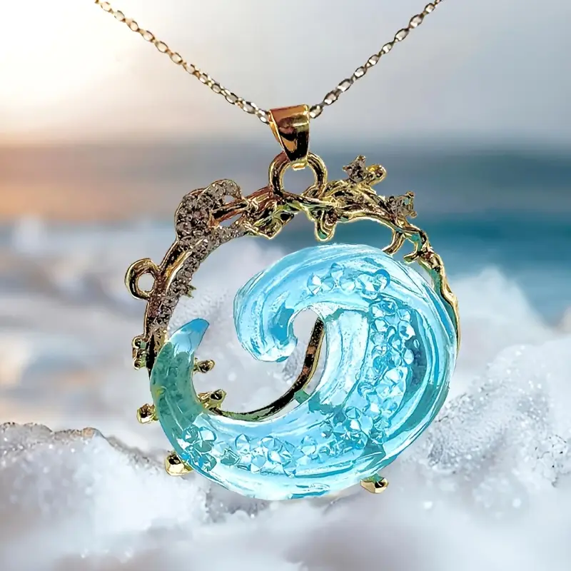 Colar Luminoso “Juramento do Oceano”