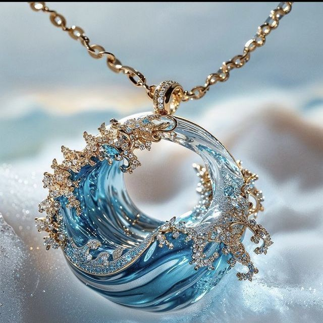 Colar Exótico “Juramento do Oceano”
