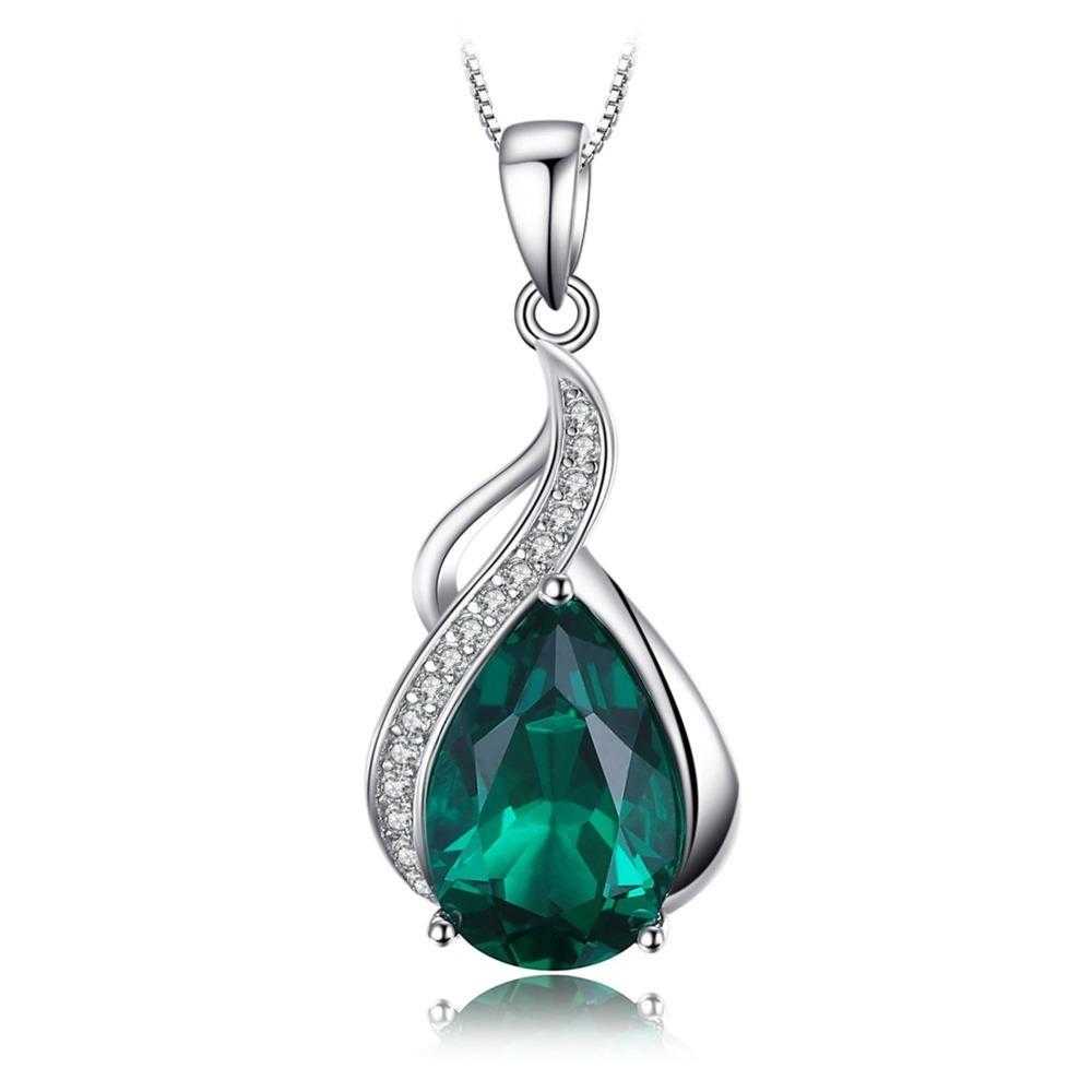 Colar Leónia com Pedra de Esmeralda