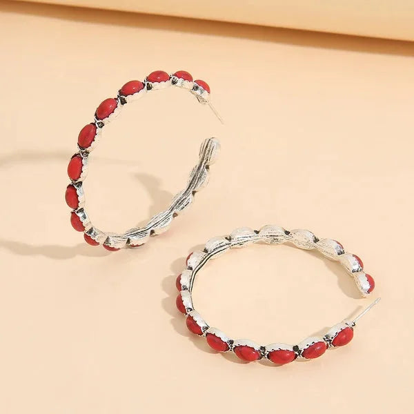 Brincos Vintage em Turquesa