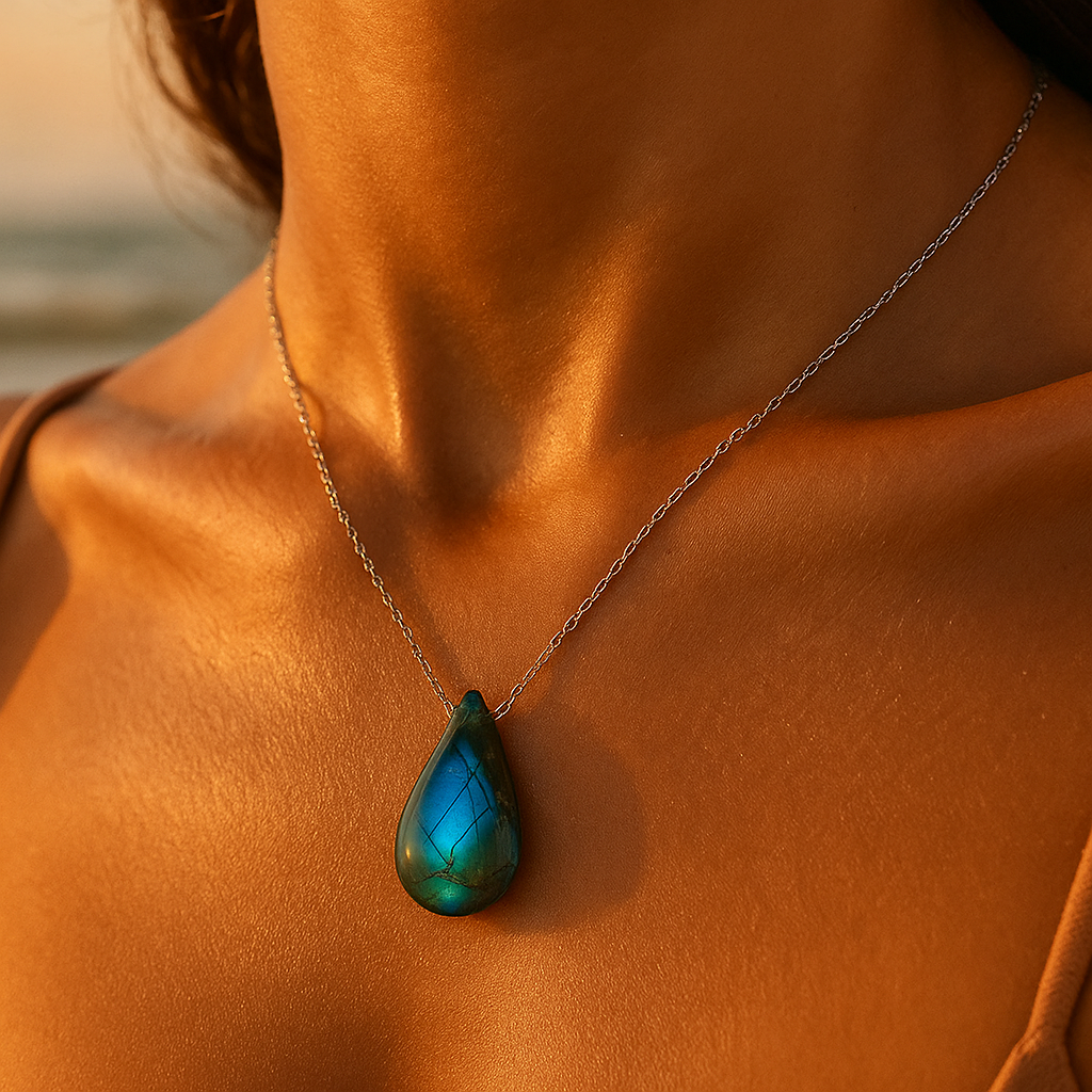 Colar Lagoa de Labradorite