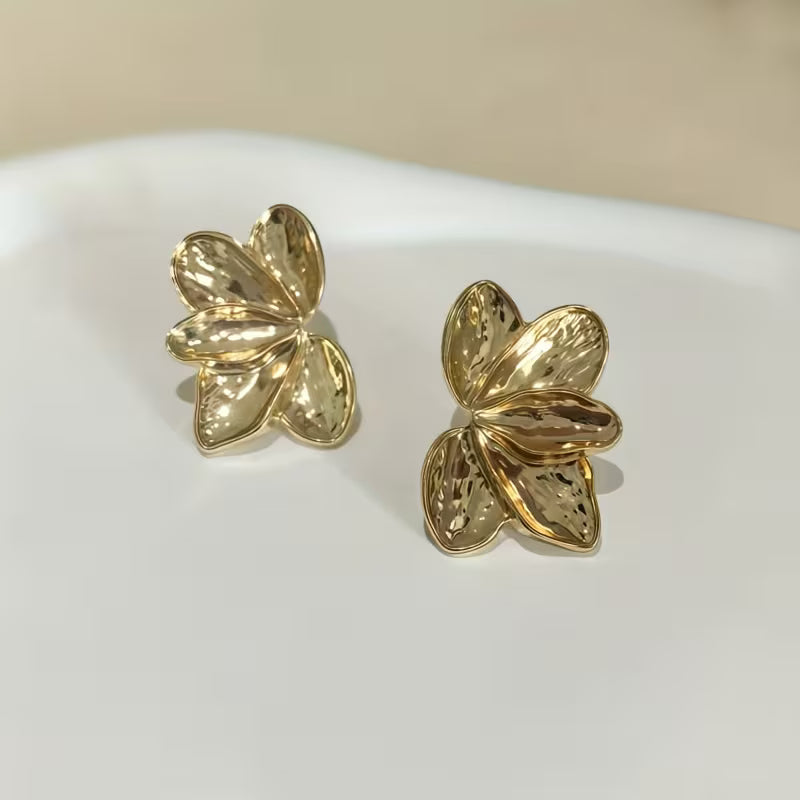 Par de Brincos de Flor de Resina