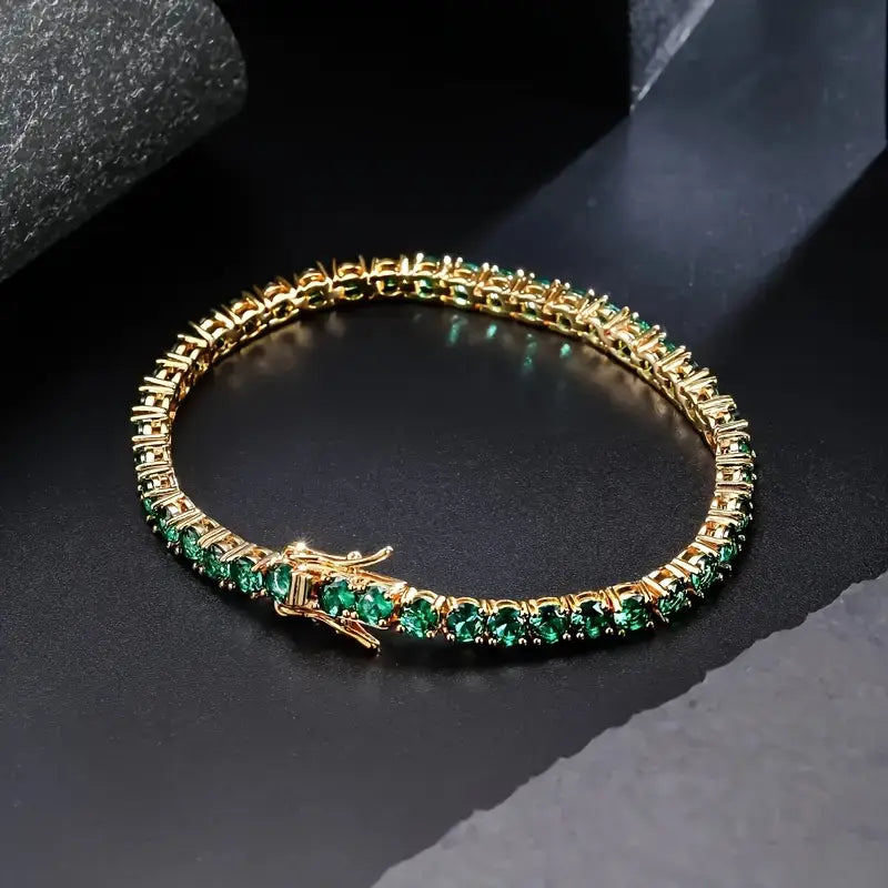 Pulseira Ella com Esmeralda