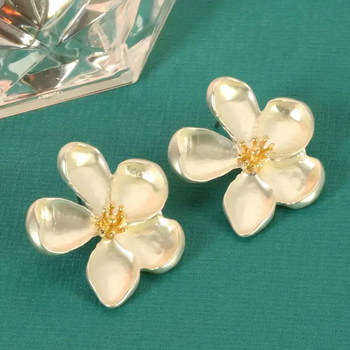 Brincos de Flor Dourada
