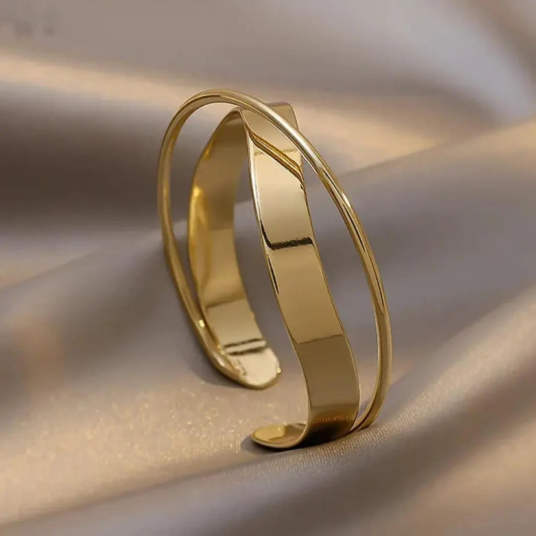 Pulseira Clássica de Ouro