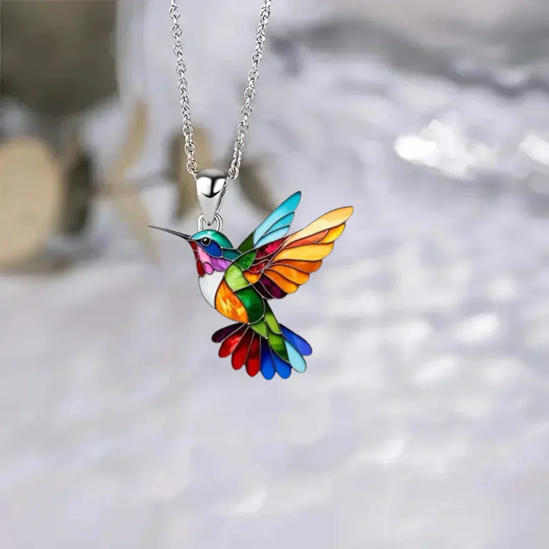 Lindo Colar com Colibri e Brincos de Brinde – Oferta por Tempo Limitado
