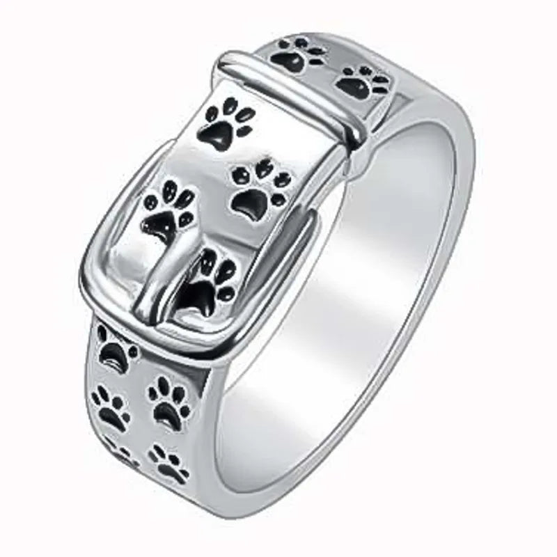 Anel Colar Bonito e Elegante Inspirado em Cães