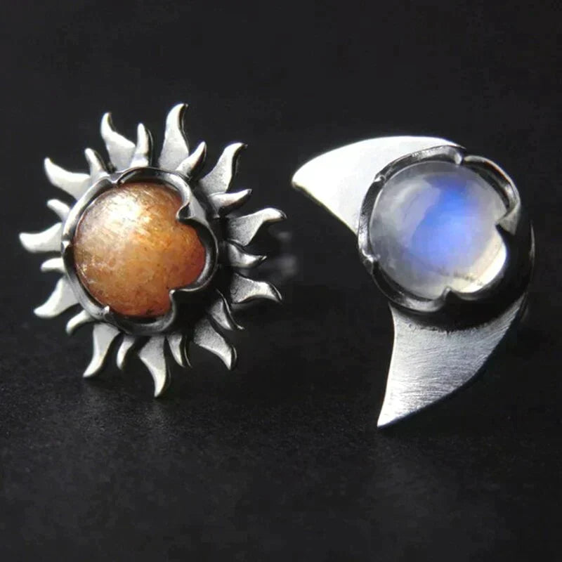 Brincos Sol e Lua