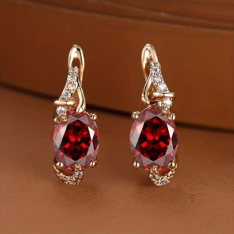 Brincos Crimson Twilight Drop
