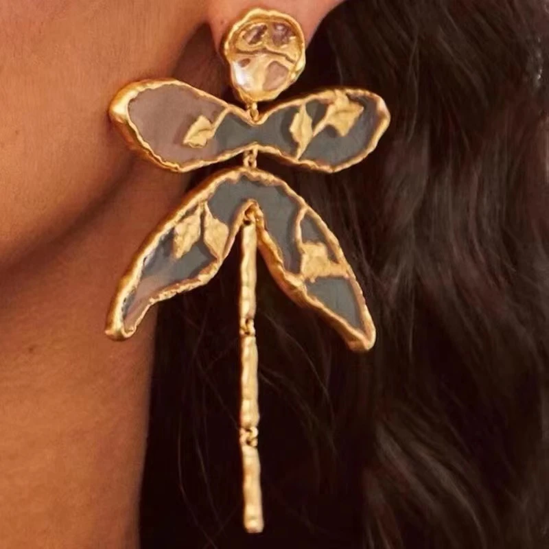 Brincos Flor Vintage em Ouro