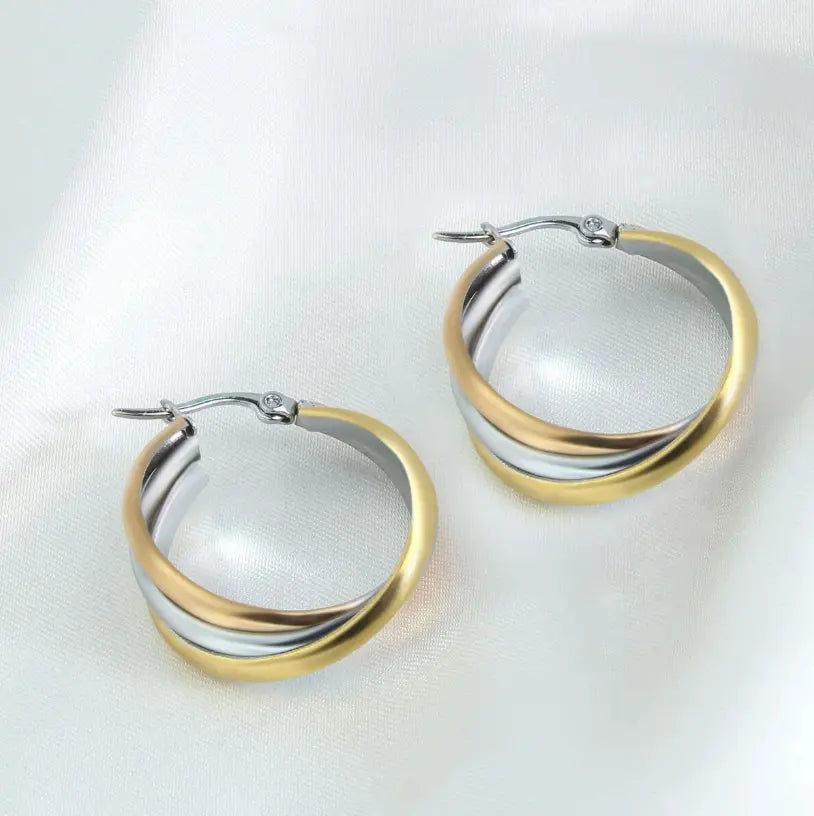 Brincos Boho em Prata e Ouro